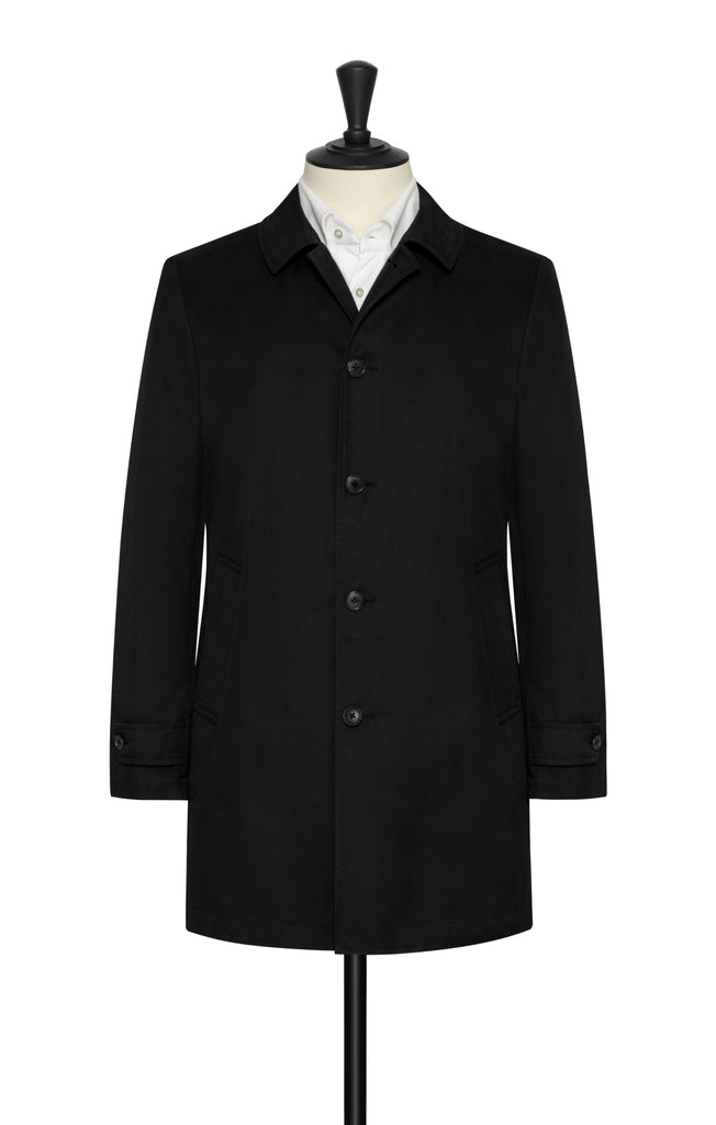 black cotton blend windbreaker Inspiration