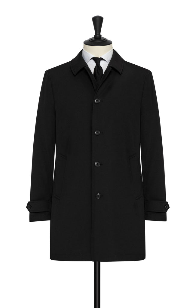 black stretch blend windbreaker Inspiration