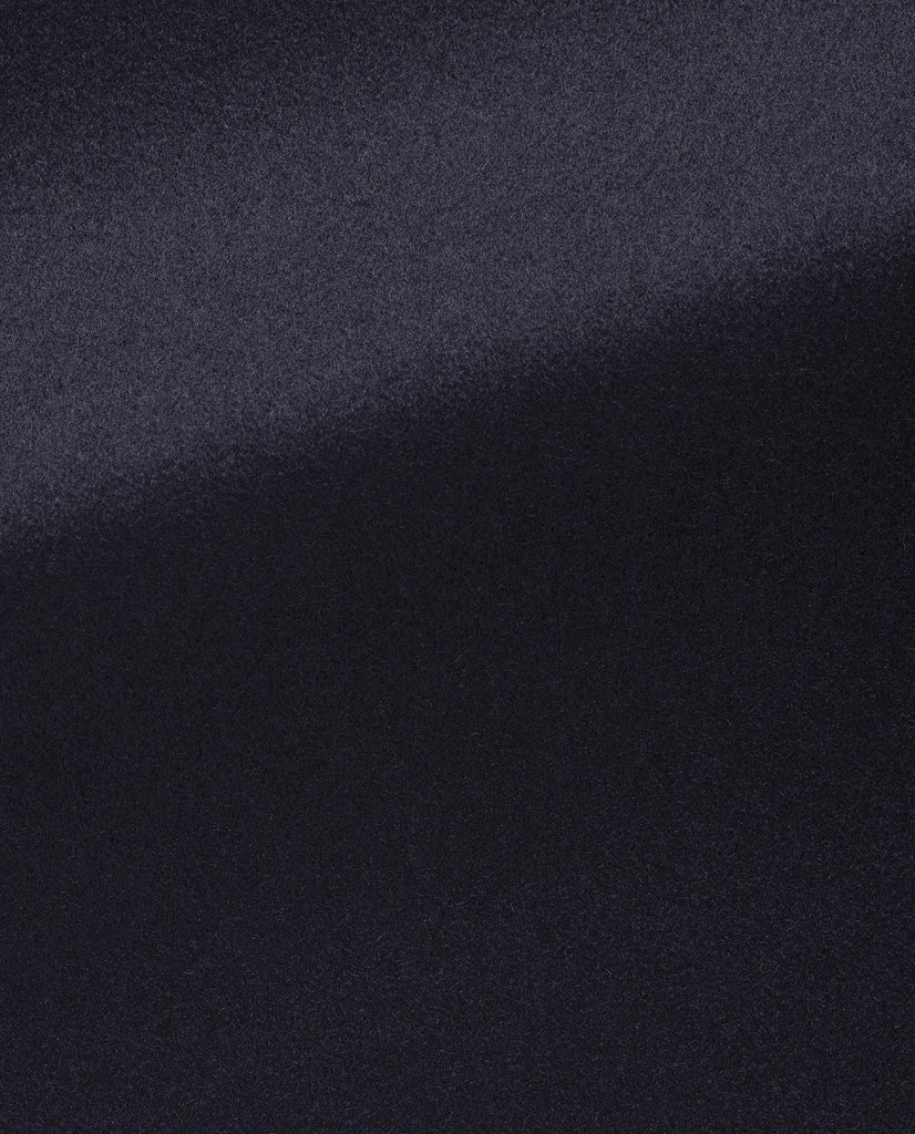 Loro Piana RAIN SYSTEM Dark Blue Pure Fine Wool Brushed Twill