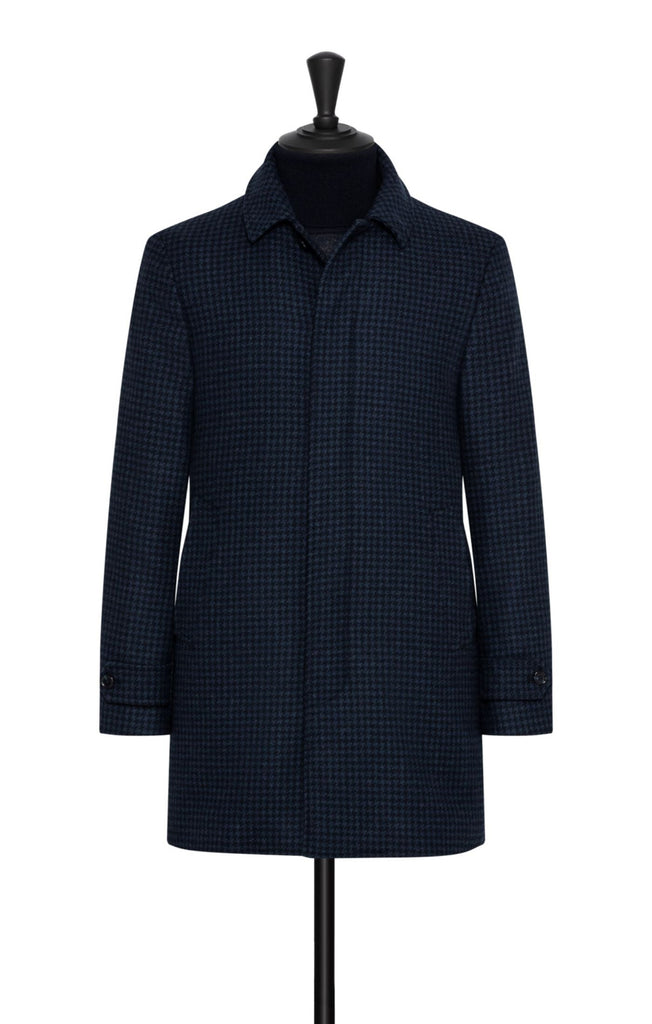 CB Stile navy wool blend houndstooth Inspiration