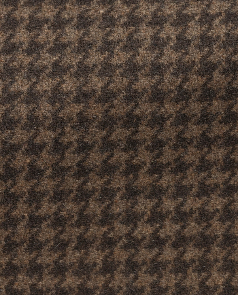 CB Stile Caramel Wool Blend Houndstooth Micro Design
