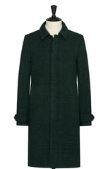 Drago Forest Green Wool Cashmere With Black Glencheck Inspiration