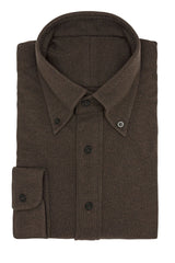 Knit Dark Brown Melange Piqué