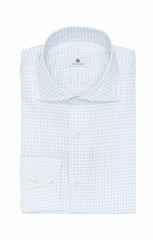white cotton with blue check Inspiration