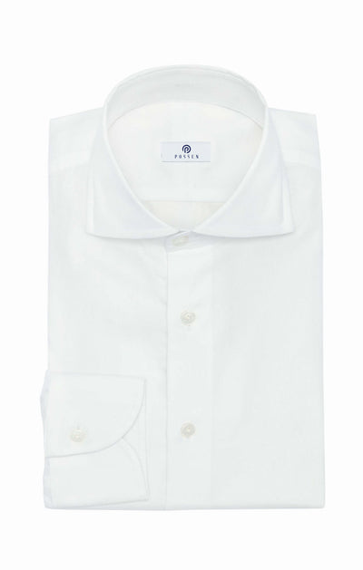 Albini White Royal Oxford 365 Easy Care Fine Cotton