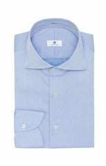 light blue cotton dobby with checkerboard micro design Inspiration