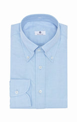 light blue stretch cotton Oxford Inspiration