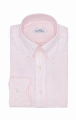 white cotton Oxford with light pink stripe Inspiration