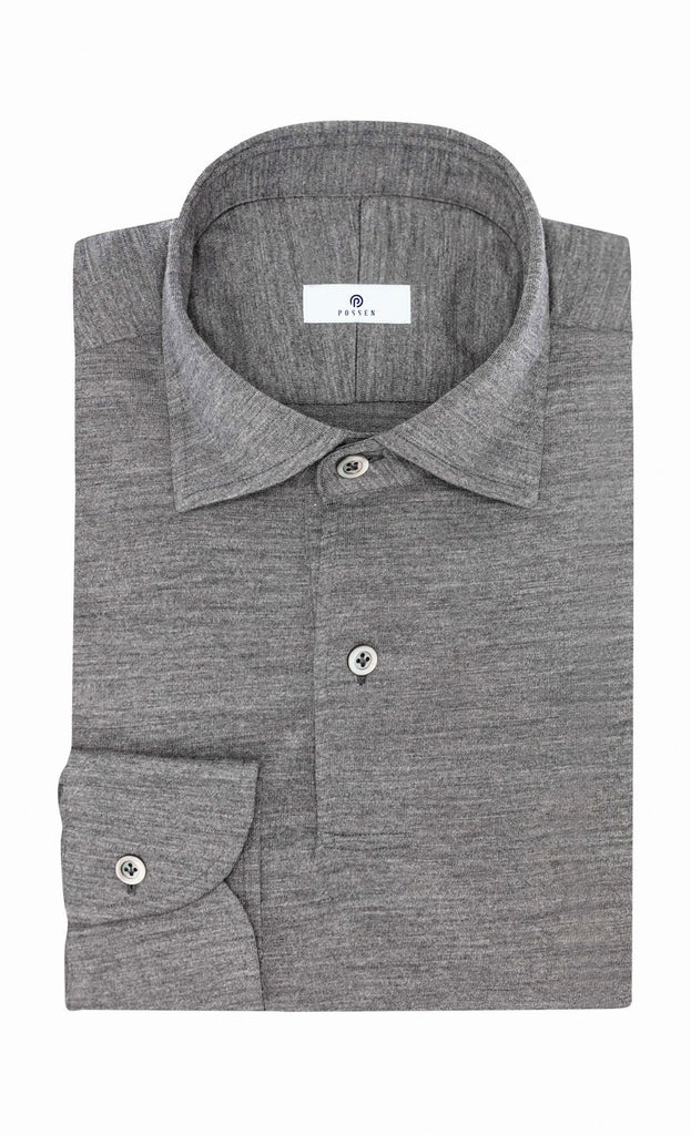 Steel Grey S120 Wool Jersey