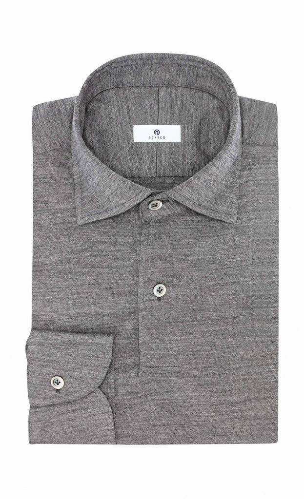 Reda Steel Grey S120 Fine Pure Wool Jersey