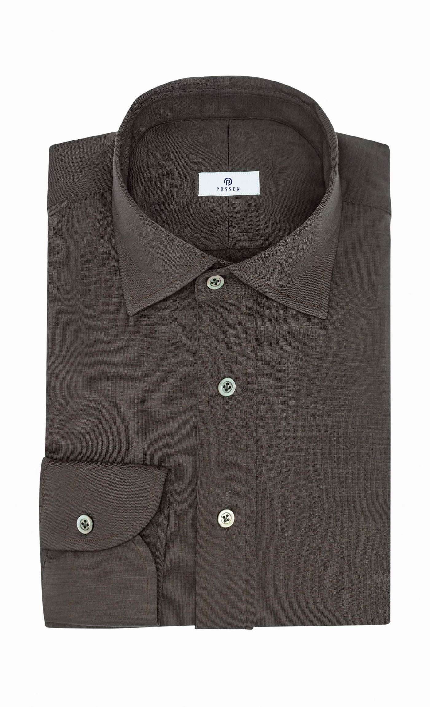 Light Brown S120 Wool Jersey