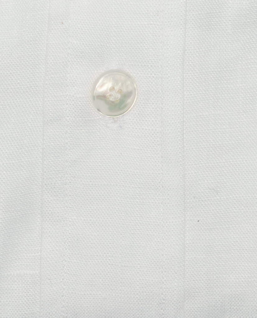 Albini White Pure Linen Batiste