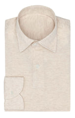 Light Sand Mélange Cotton Piqué Knit Inspiration