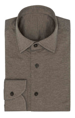 Walnut Mélange Cotton Piqué Knit Inspiration