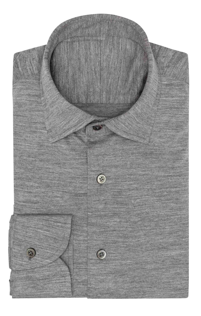 Light Grey S120 Wool Jersey
