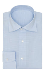 white cotton with light blue gingham check Inspiration