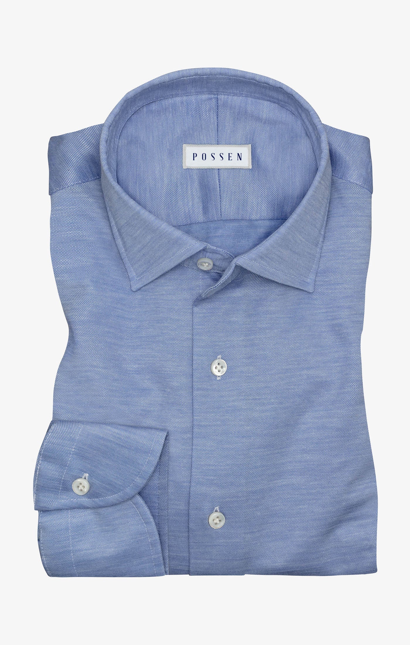 Azure Wool Lyocell Piqué Knit