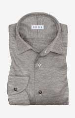 light grey wool lyocell piqué knit Inspiration