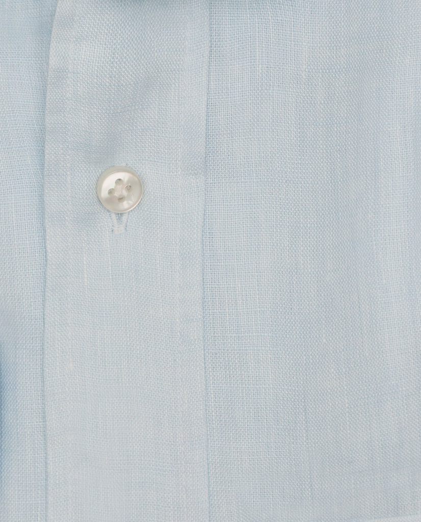 Albini Ice Blue Pure Linen Batiste