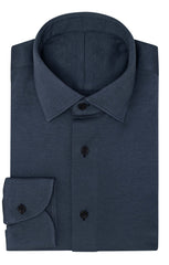 Navy Blue Cotton Interlock Knit Inspiration