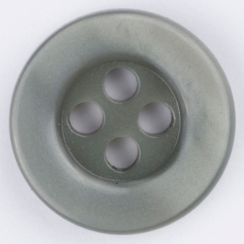 Button 29 Galalith Mid Grey