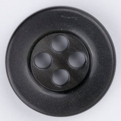 Button 30 Galalith Dark Grey