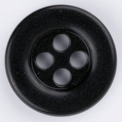 Button 31 Galalith Black