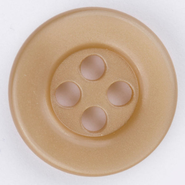 Button 33 Galalith Light Brown | POSSEN