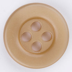 Button 33 Galalith Light Brown