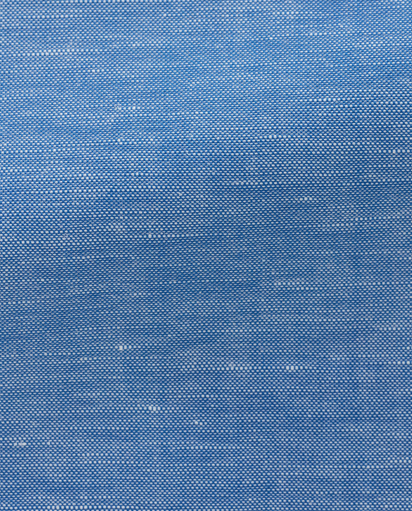 Weba Sky Blue Cotton & Linen Chambray