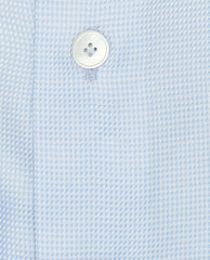 Albini Sky Blue Micro-Design 365 Easy Care Fine Cotton