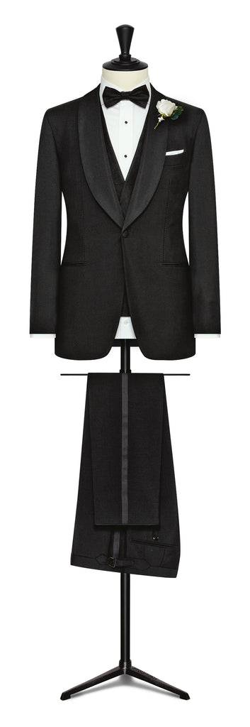 Barberis Canonico Barrathea Merino Wool & Mohair Black