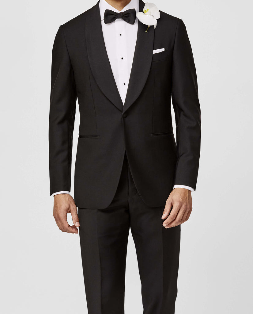 Barberis Canonico Barrathea Merino Wool & Mohair Black