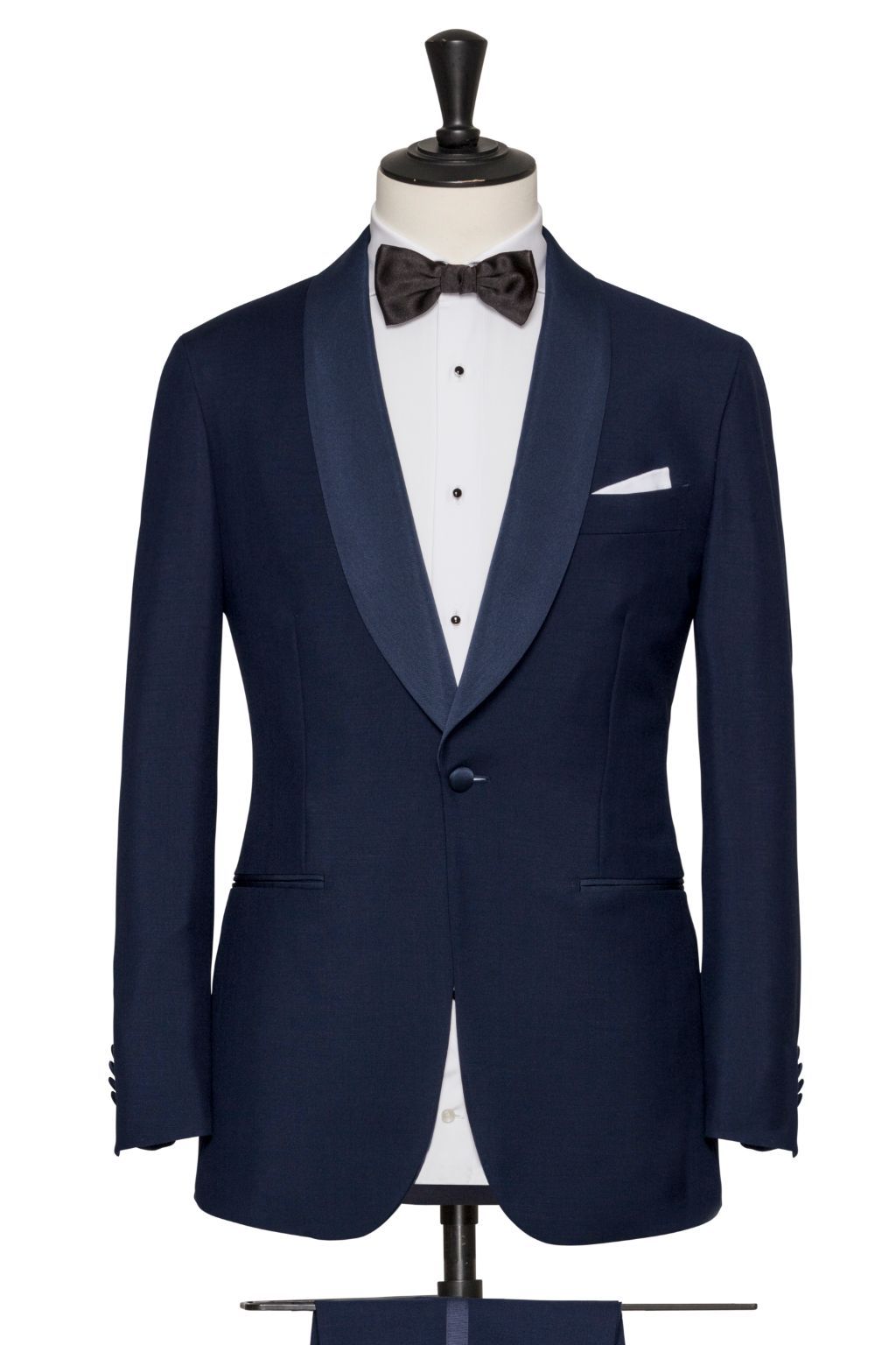 neapolitan blue tropical wool mohair