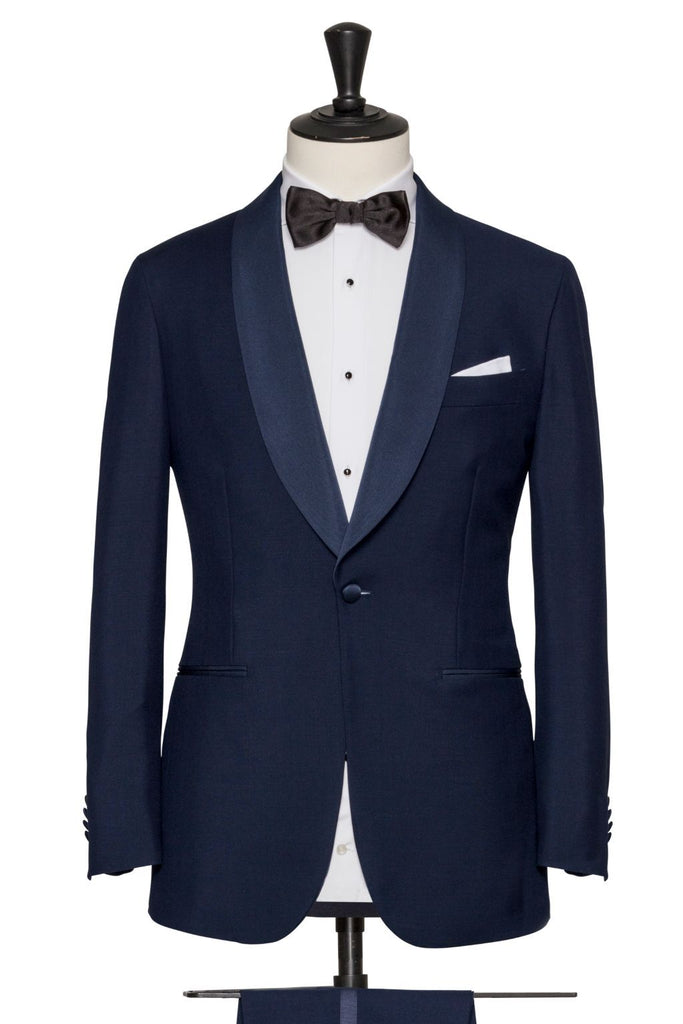 neapolitan blue tropical wool mohair