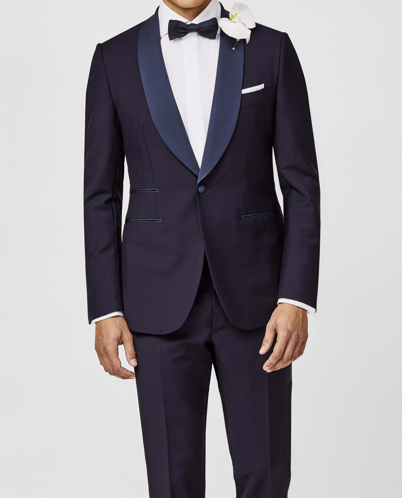 Barberis Canonico Tropical Wool & Mohair Neapolitan Blue