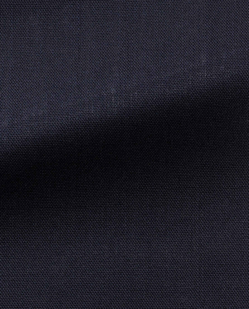 Loro Piana TRAVELLER Navy Blue High Twisted Wool Tropical