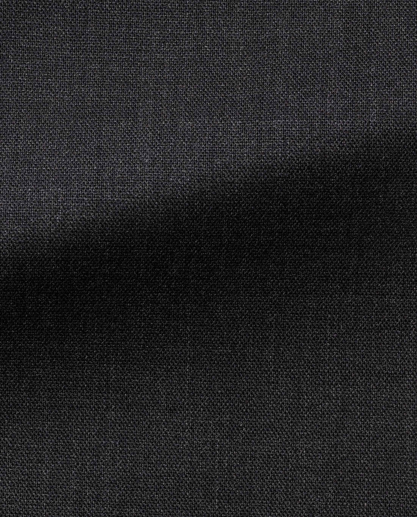 Loro Piana TRAVELLER Charcoal Grey High Twisted Wool Tropical