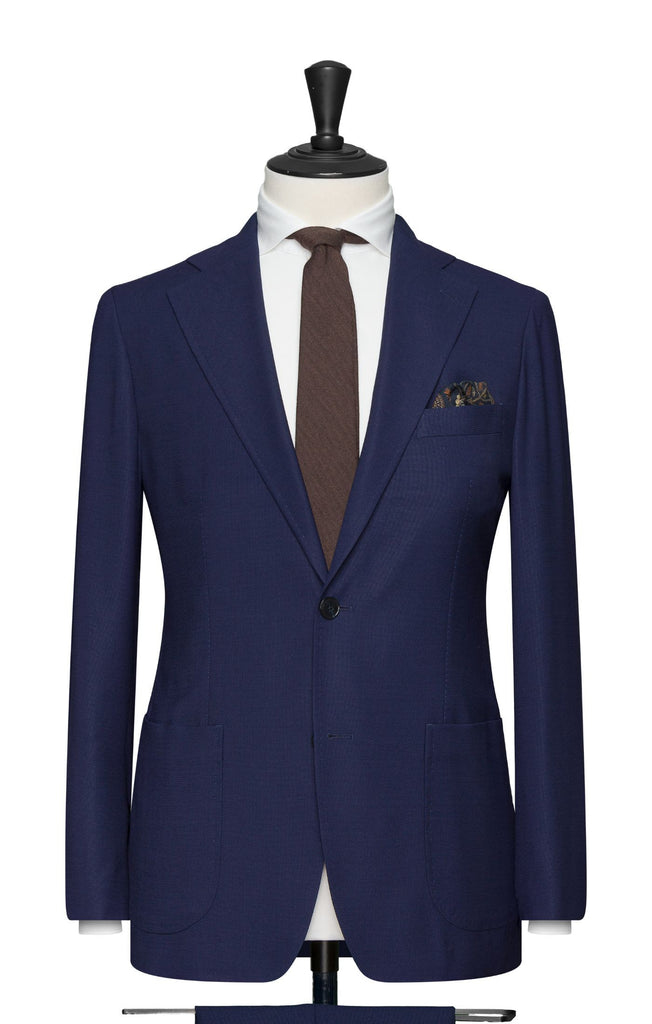 high twisted hopsack napolitan blue Inspiration