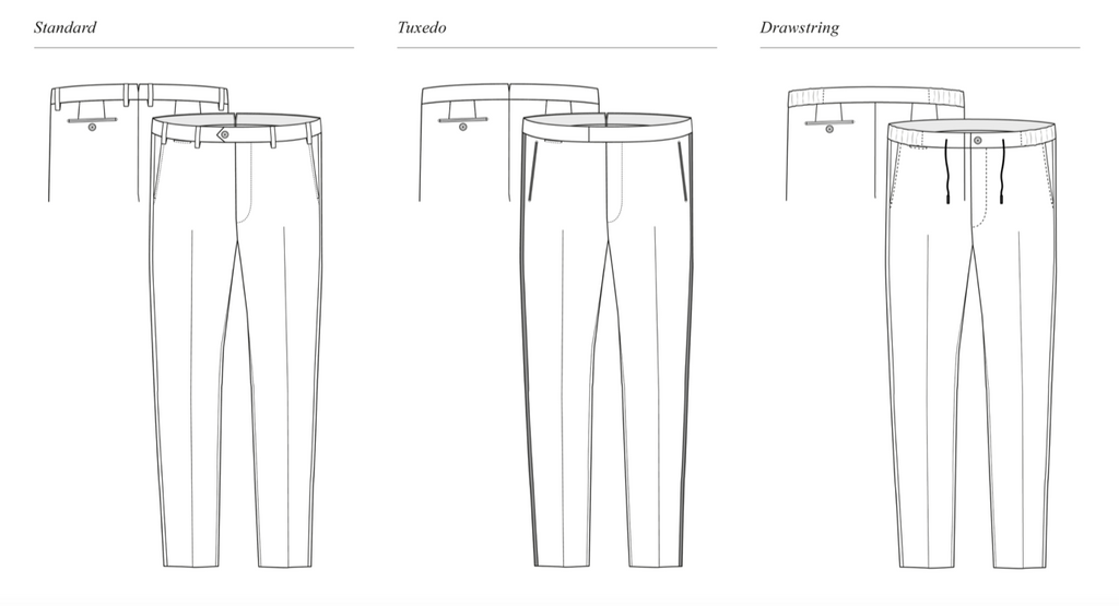 Trousers Barberis Canonico Light Grey Flannel S120 Merino Wool with Natural Stretch