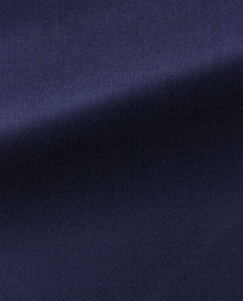 Barberis Canonico Dark Blue Twill S110 Merino Wool Doppio Ritorto
