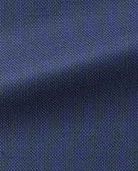 Barberis Canonico Neapolitan Blue Birdseye S110 Merino Wool Doppio Ritorto