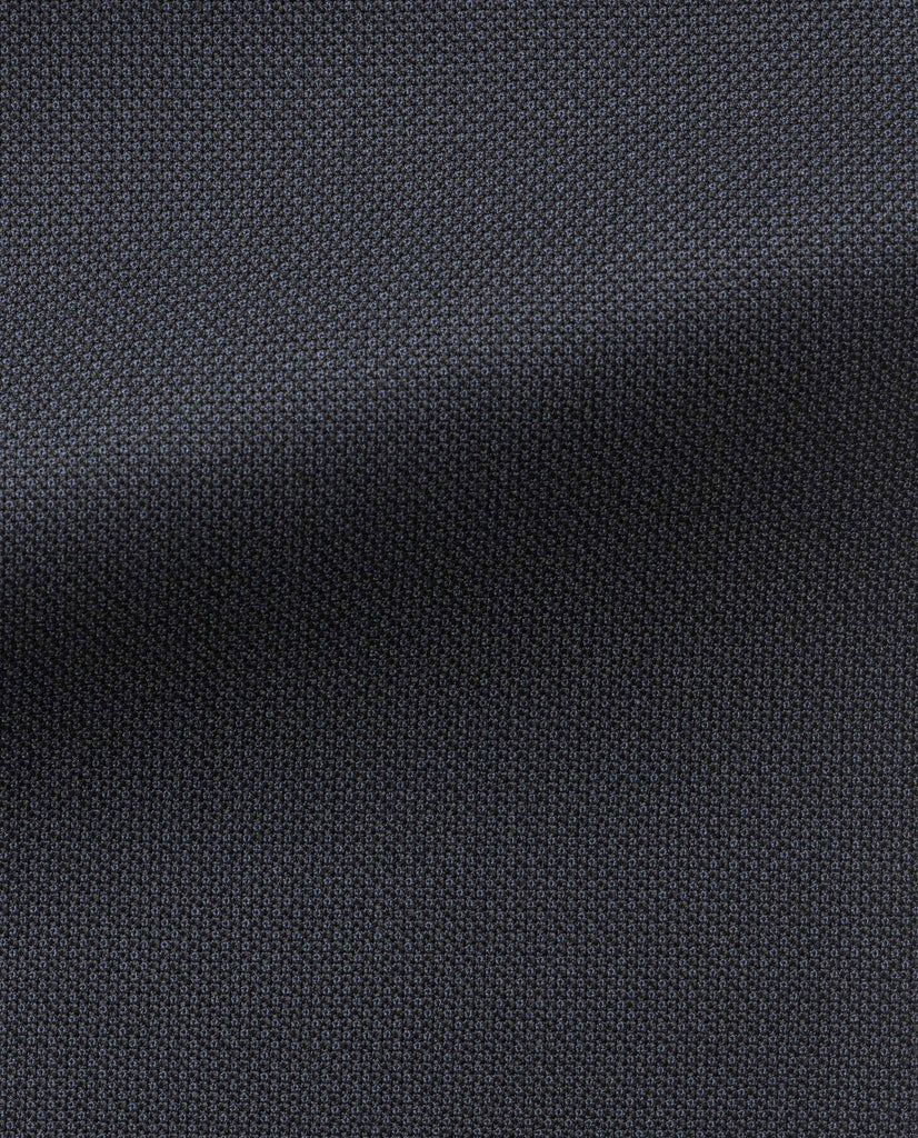 Barberis Canonico Dark Slate Blue Birdseye S110 Merino Wool Doppio Ritorto