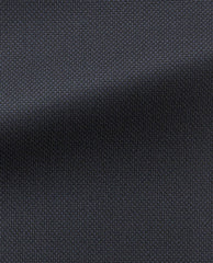 Barberis Canonico Dark Slate Blue Birdseye S110 Merino Wool Doppio Ritorto