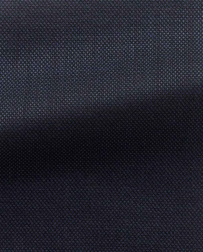 Barberis Canonico Midnight Blue Birdseye S110 Merino Wool Doppio Ritorto