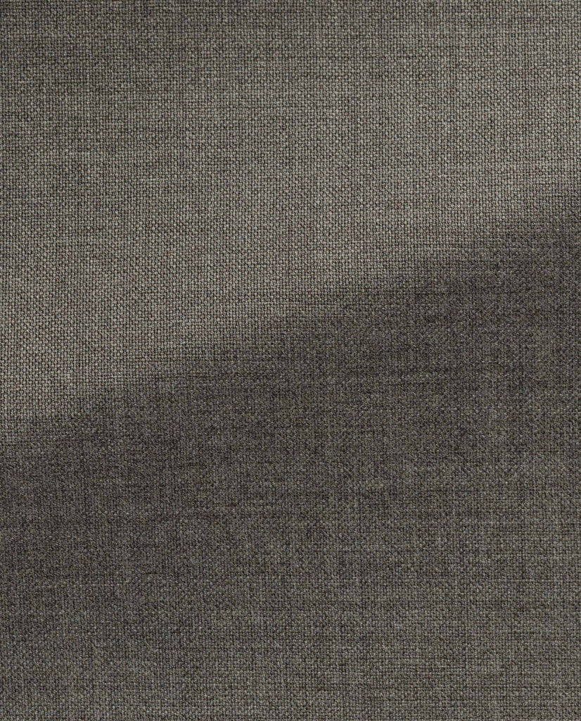 Barberis Canonico Mid Brown & Grey Sharskin S110 Merino Wool Doppio Ritorto