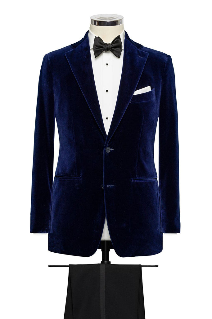 Ariston di Napoli Navy Velvet Soft Solid Cotton
