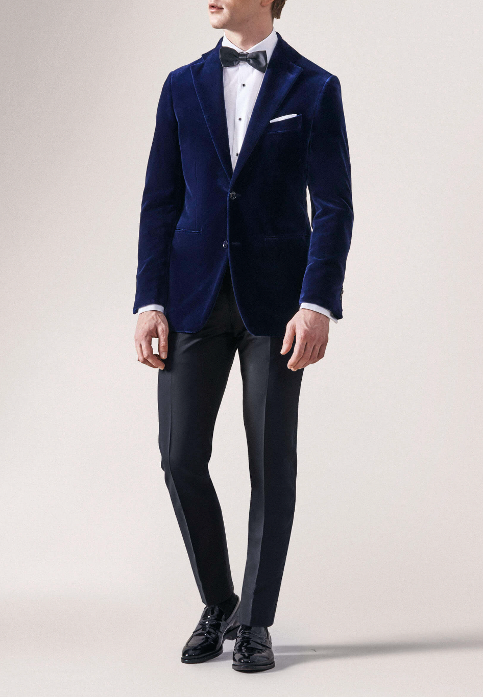 Navy hot sale velour jacket