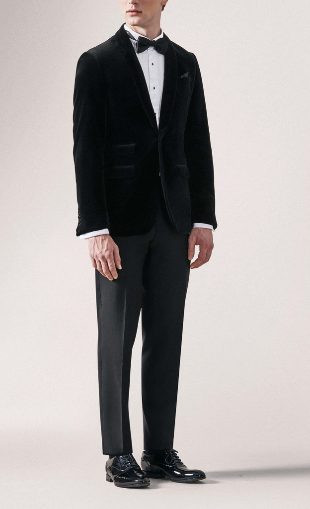 Ariston di Napoli Black Velvet Soft Solid Cotton