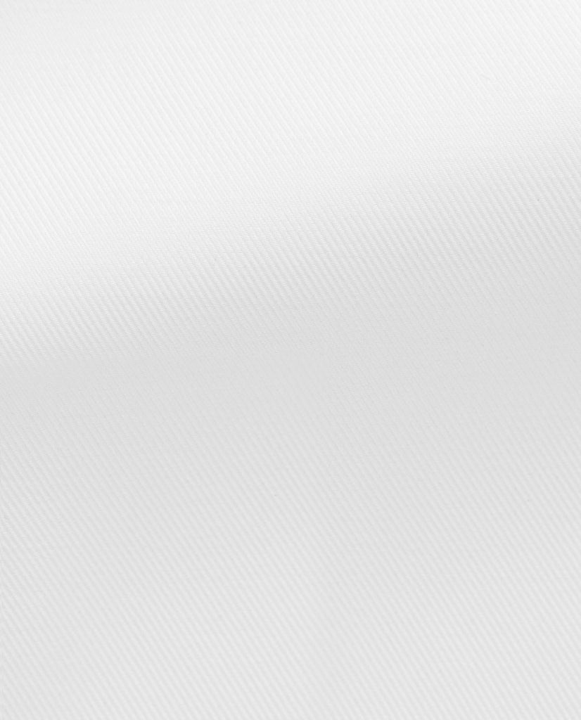 Albini White Twill 365 Easy Care Fine Cotton